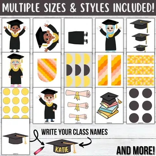 Class Of 2024!: Graduation Bulletin Board And Door Decor Kit | June – sample page 4