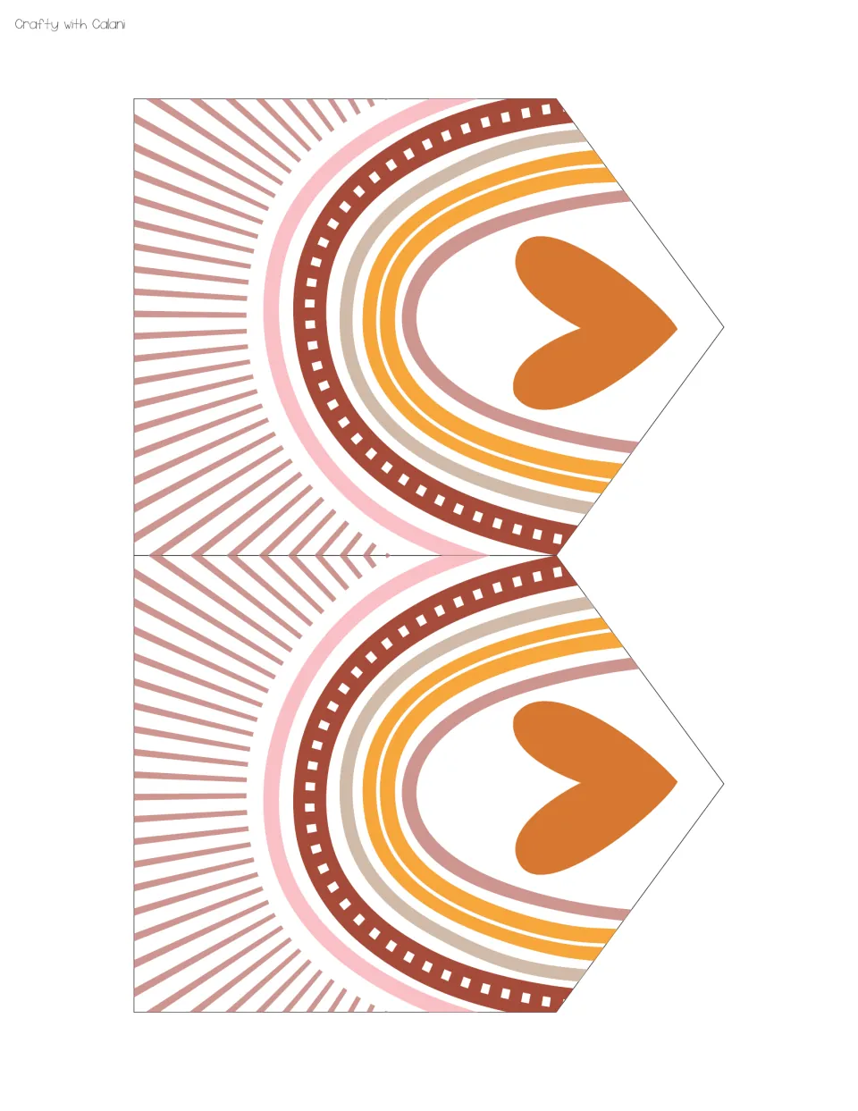 Two decorative rainbow banner pieces from the six-piece banner set for the classroom jobs display