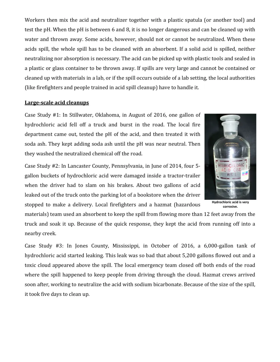 Article part 2: neutralizing and pH testing, plus case studies in Stillwater, Lancaster County and Jones County