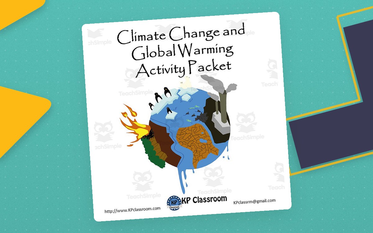 Climate Change Activity Packet – Worksheets for Kids preview