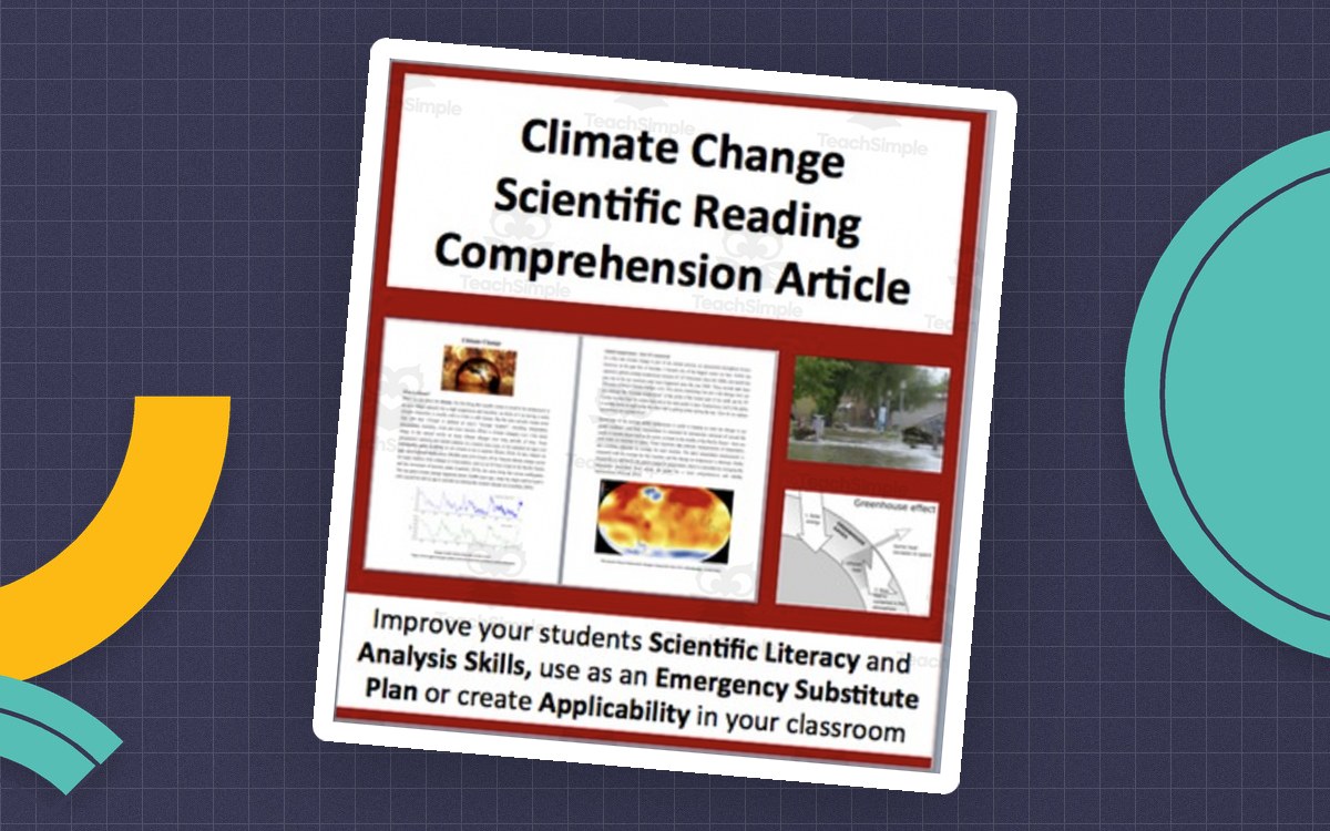 Climate Change Reading Comprehension Article preview