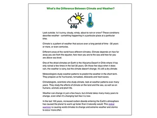 Climate Change Reading Comprehension for 5th Grade and Higher – sample page 3