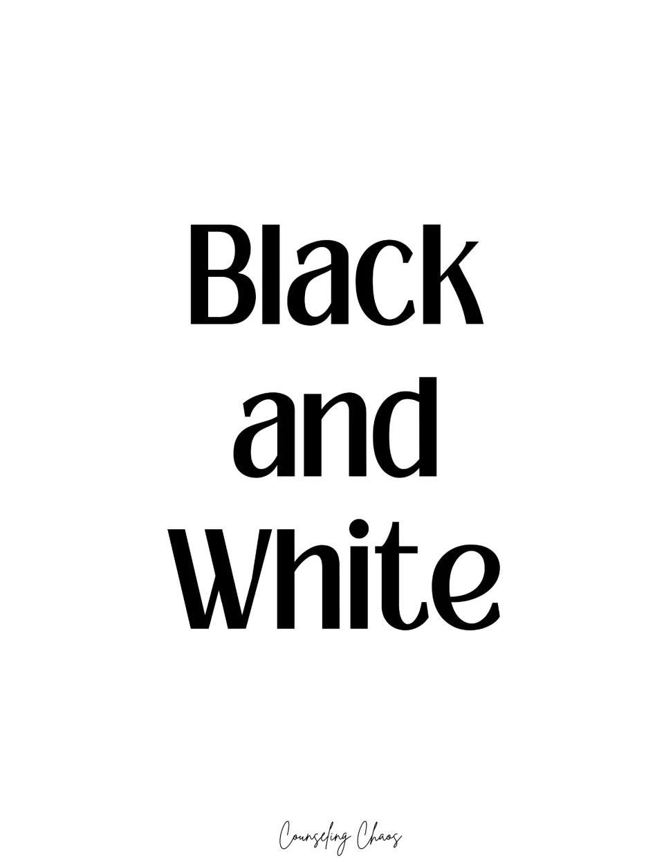 Black and White section cover introducing the hallway behavior clip cards in an uncolored version