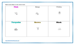 Color Matching by Objects – Toddler Worksheet – sample page 2