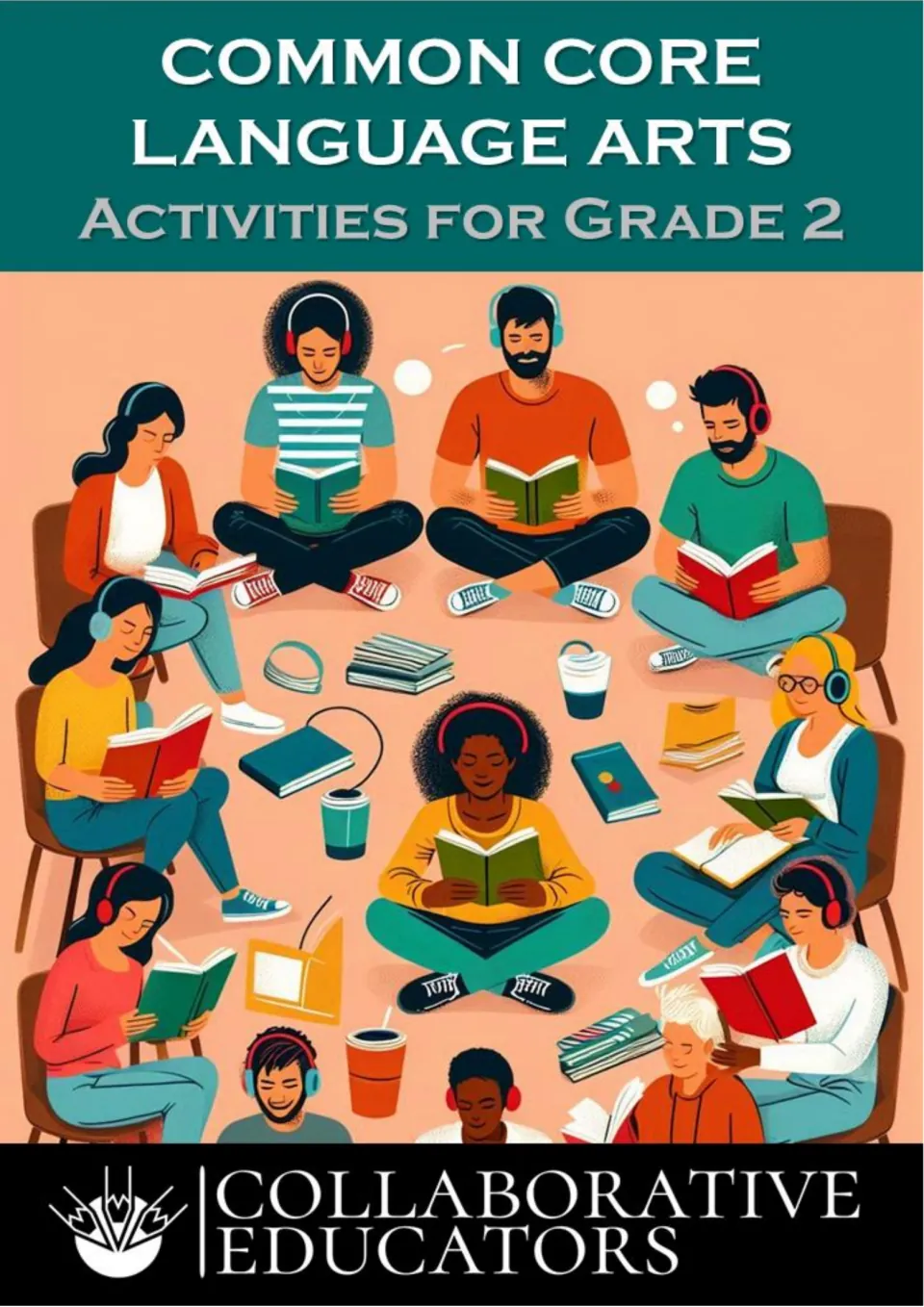 Cover of Common Core Language Arts Activities for Grade 2, a worksheet packet by Collaborative Educators