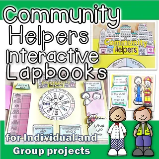 Community Helpers - Jobs Interactive Lapbook – cover