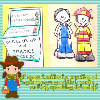 Community Helpers - Jobs Interactive Lapbook – sample page 3