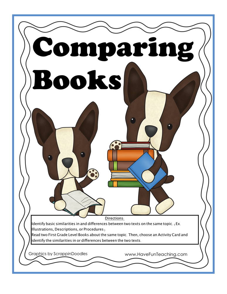 Compare Books Activity teaching resource preview
