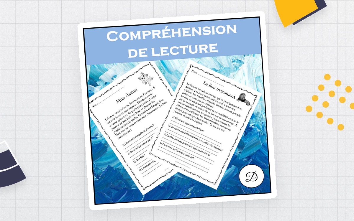 French Reading Comprehension – 20 Short Texts preview