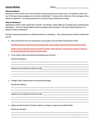 Concise Writing Practice – sample page 2