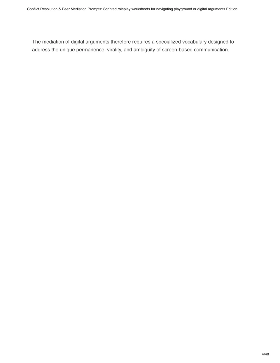 Chapter 1 concludes by explaining the need for digital mediation vocabulary about permanence, virality, and ambiguity.
