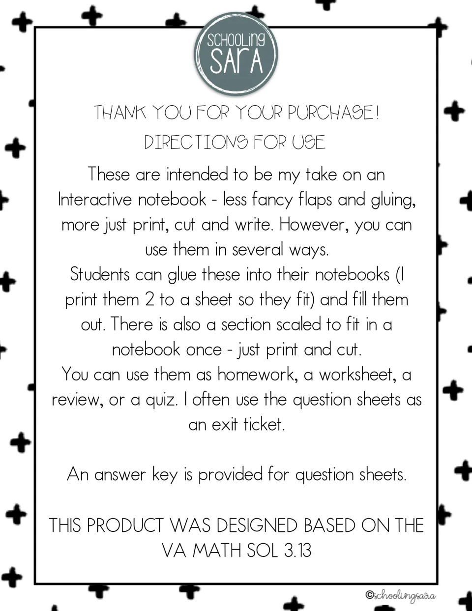 Directions for use: print, cut and write, glue pages into notebooks, or use as homework, a quiz or an exit ticket