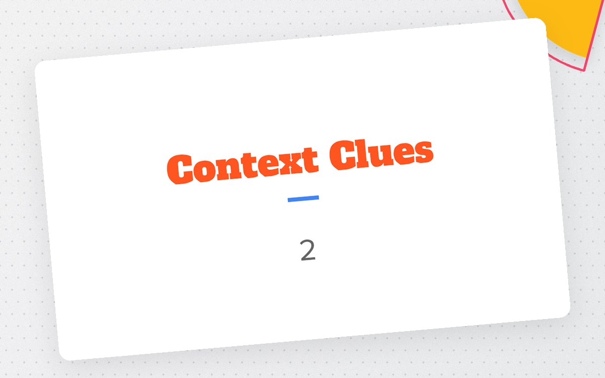 Context Clues Sample - Vocabulary Grade 3-4 (PPT) preview