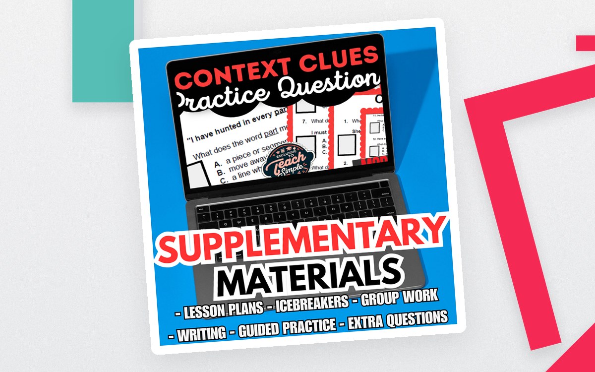 Context Clues Supplementary Materials Grade 5-6 (PDF) preview