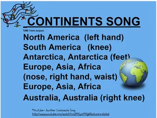 Continents and Oceans Map Lesson with Song and Facts – preview 2