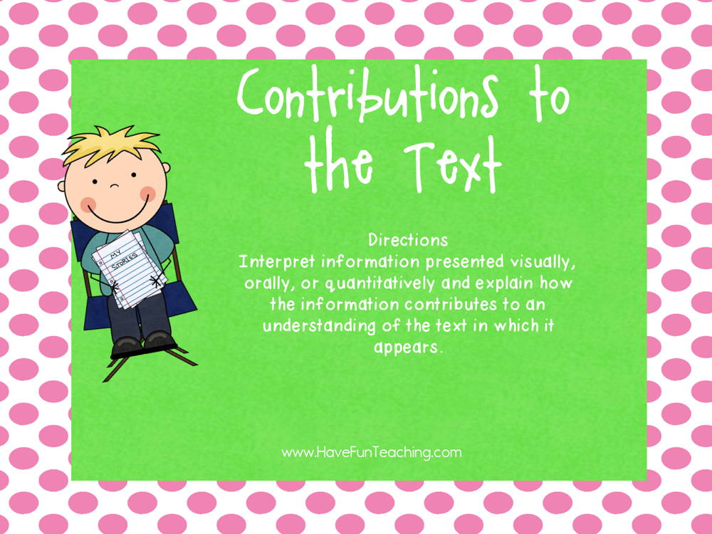 Contributions to the Text Activity teaching resource preview