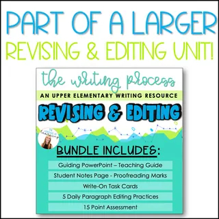 COPS Editing Strategy | Class Posters for The Writing Process – sample page 3