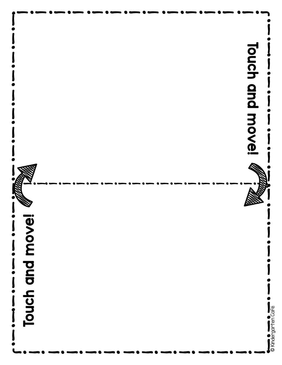 Touch and move mat: students touch each counter and slide it from one side to the other as they count one to one