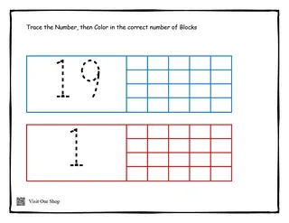 Counting Blocks 1-20 Worksheet – sample page 3