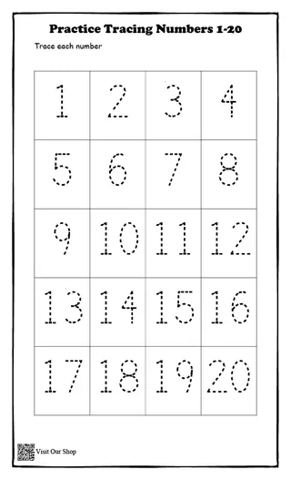Counting Dinosaurs 1-10 Printable – sample page 3