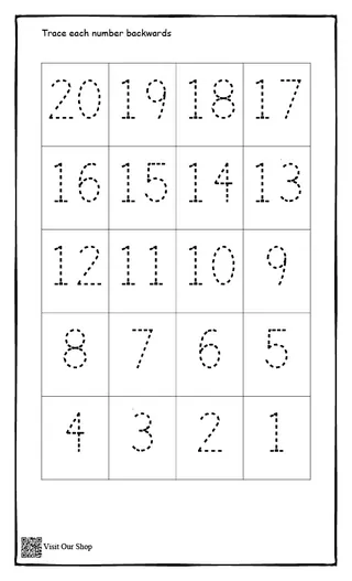 Counting Dinosaurs 1-10 Printable – sample page 4
