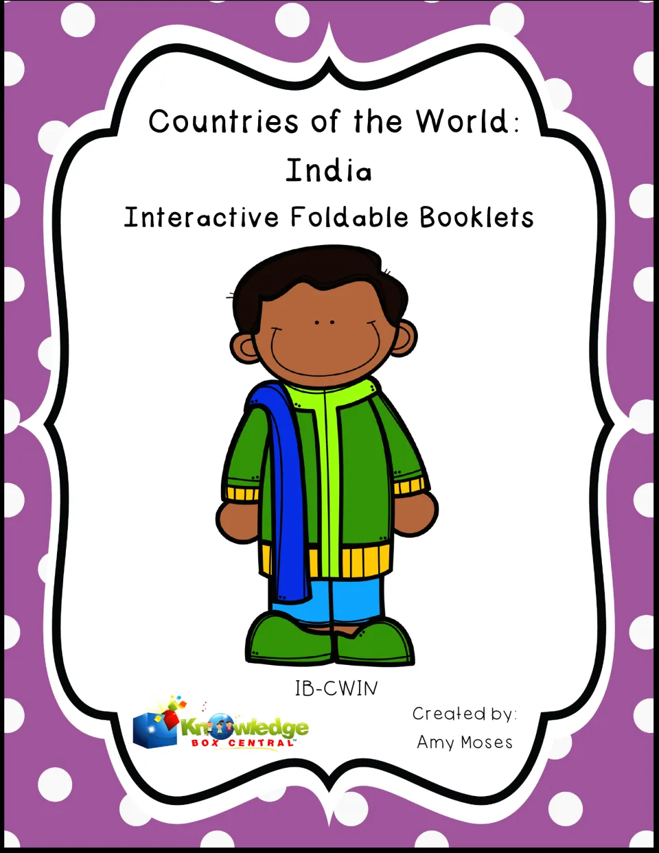 Cover of Countries of the World: India Interactive Foldable Booklets, created by Amy Moses