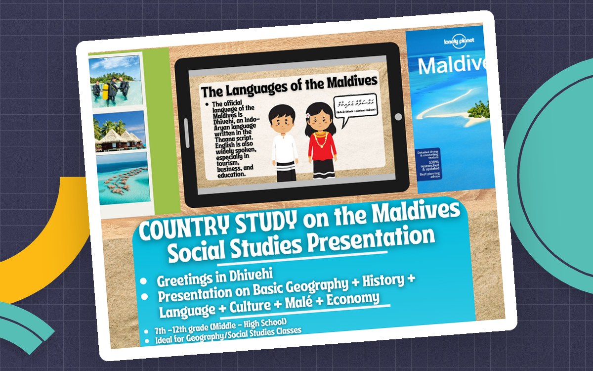 Country Study Presentation - Maldives - Geography - South Asia preview