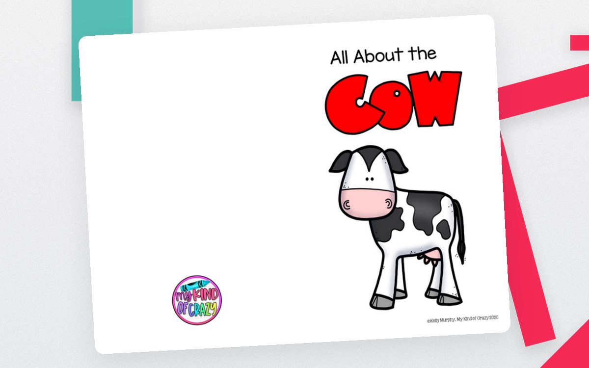 Cow Life Cycle Adapted Book – Special Ed preview