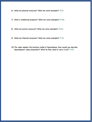Crash Course: Entrepreneurship #8 The Core of a Business Worksheet – sample page 3
