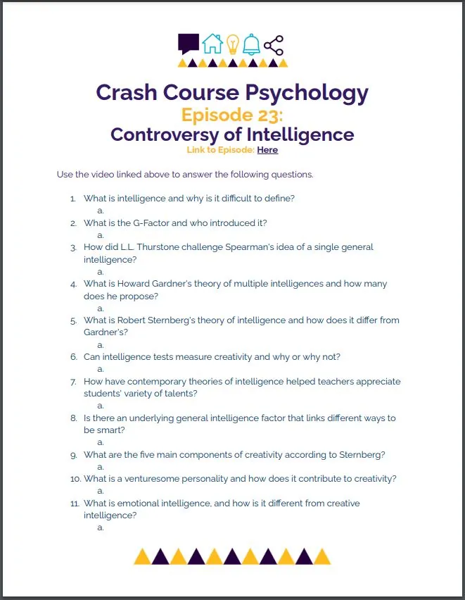 Crash Course Psychology #23: Controversy of Intelligence – cover