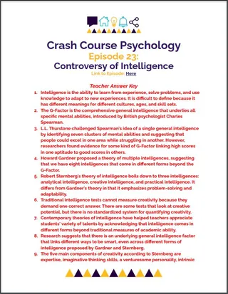 Crash Course Psychology #23: Controversy of Intelligence – sample page 3