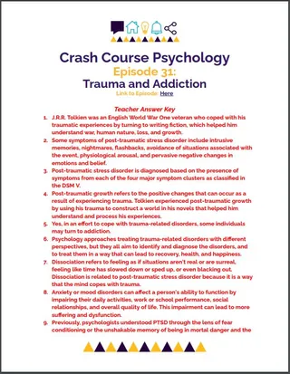 Crash Course Psychology #31: Trauma and Addiction – sample page 3
