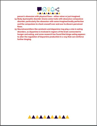 Crash Course Psychology #33: Eating and Body Dysmorphic Disorders – sample page 4