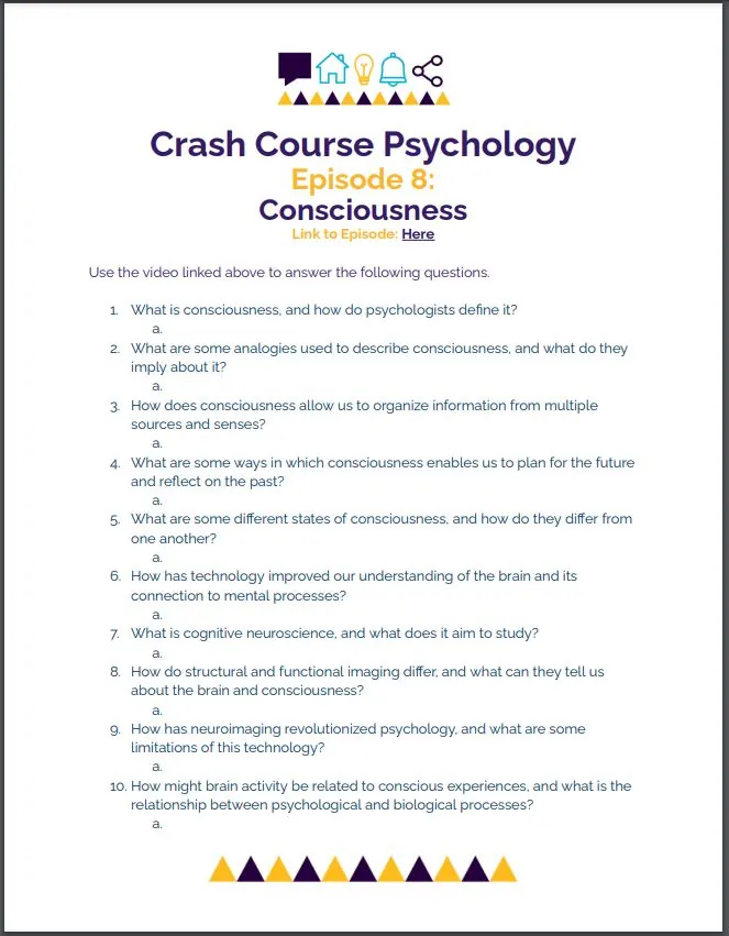 Crash Course Psychology #8: Consciousness – cover