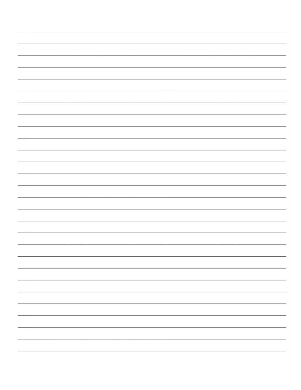 Story page 2: lined writing space to continue the five-page short story from Activity 2