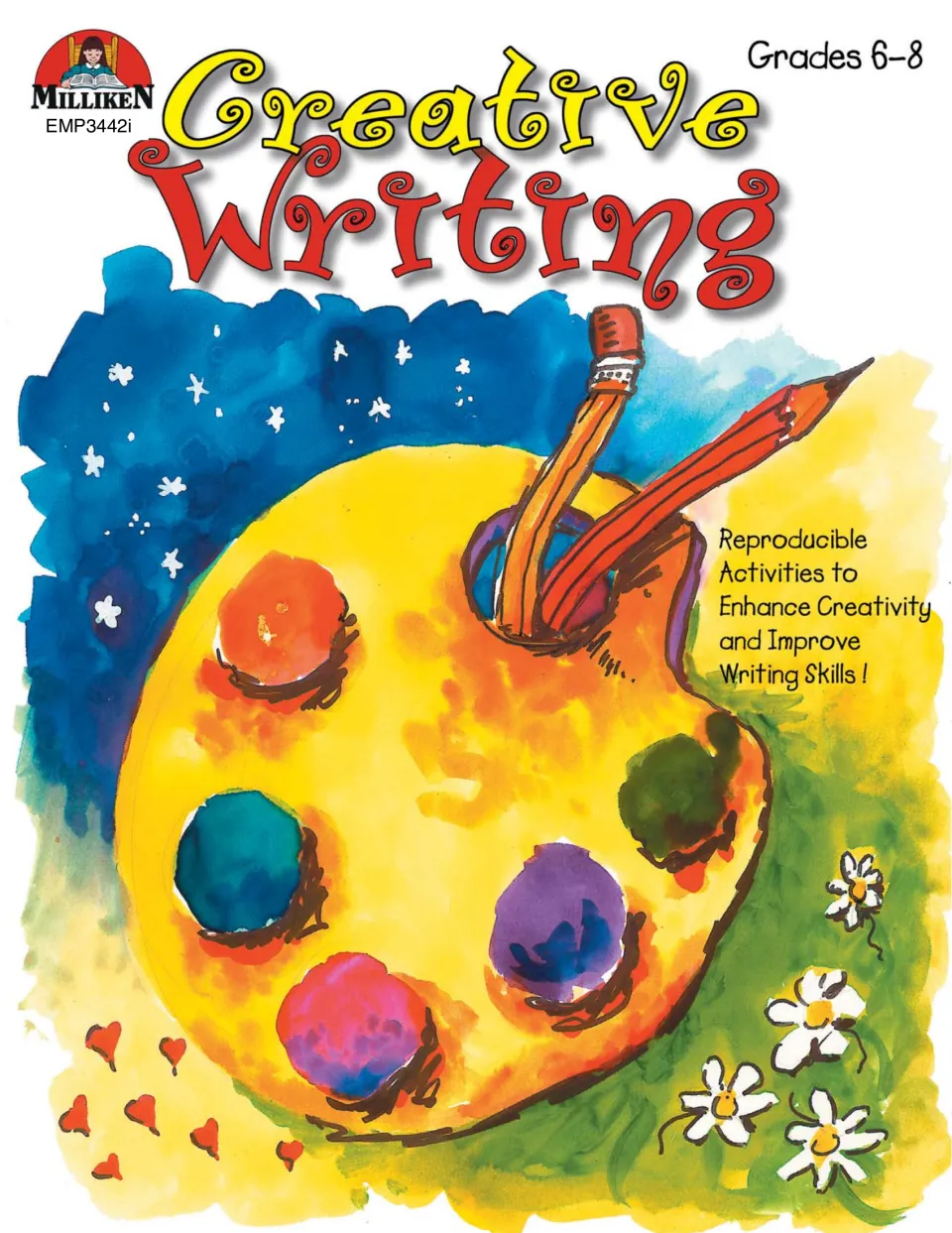 Creative Writing cover for grades 6–8, introducing reproducible activities for creativity and writing skills
