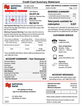 Credit Card Project – preview 2