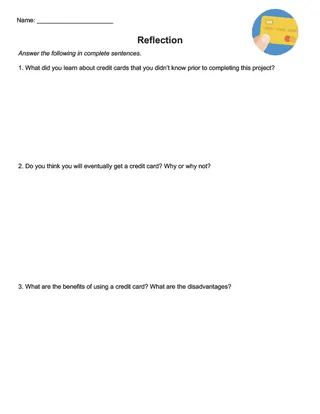 Credit Card Project – preview 3
