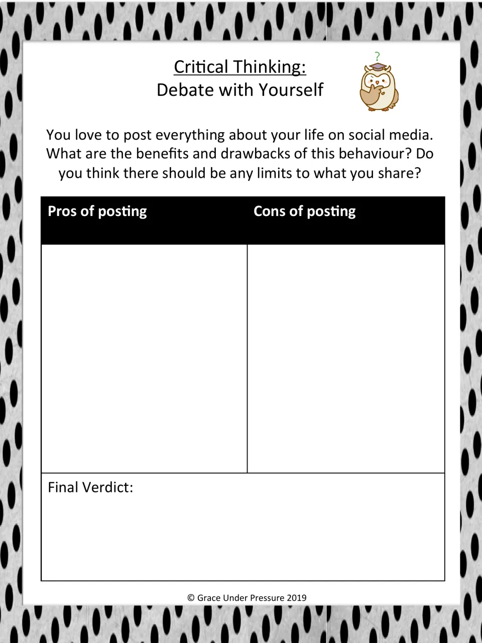 Social media oversharing: students list benefits and drawbacks of posting everything and decide on limits to what to share