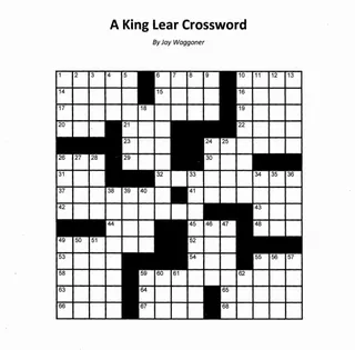 Crossword Puzzle: King Lear – cover