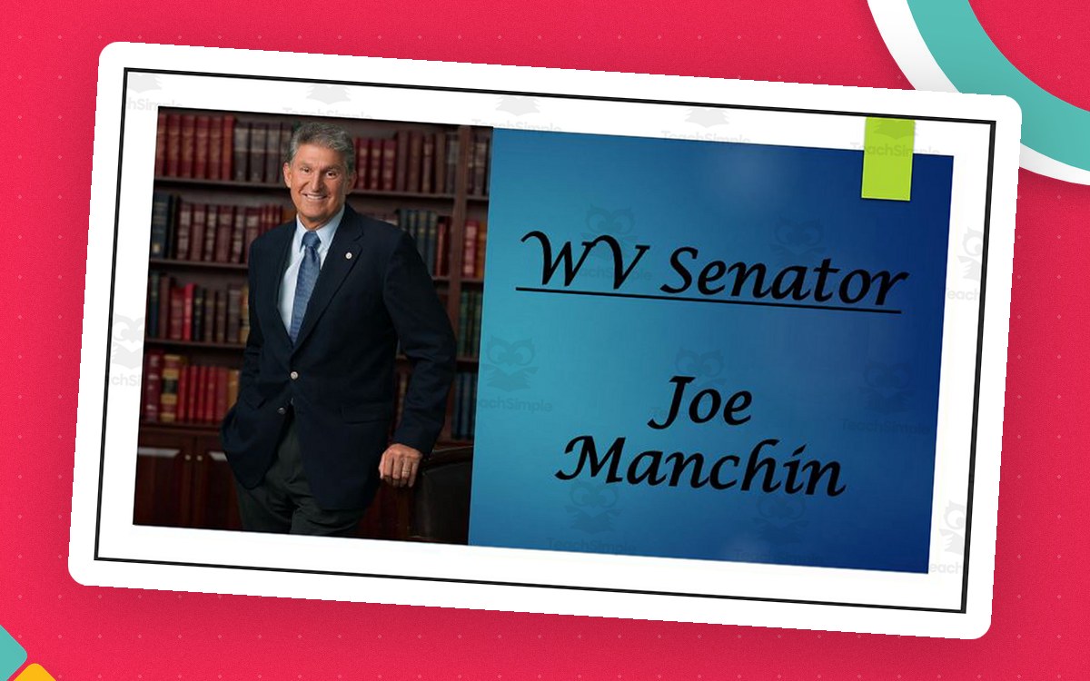 West Virginia political biography bundle cover with a photograph of Joe Manchin and a U.S. Capitol background.