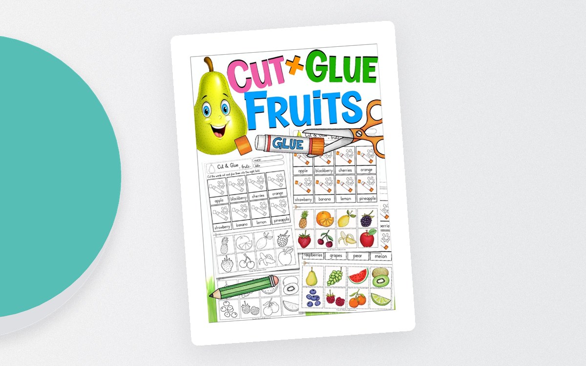 Cut + Glue: Fruits preview