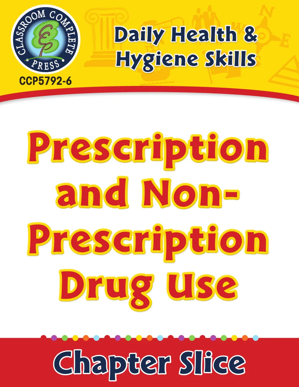 Prescription and Non-Prescription Drug Use chapter slice from Daily Health & Hygiene Skills, shown on the cover