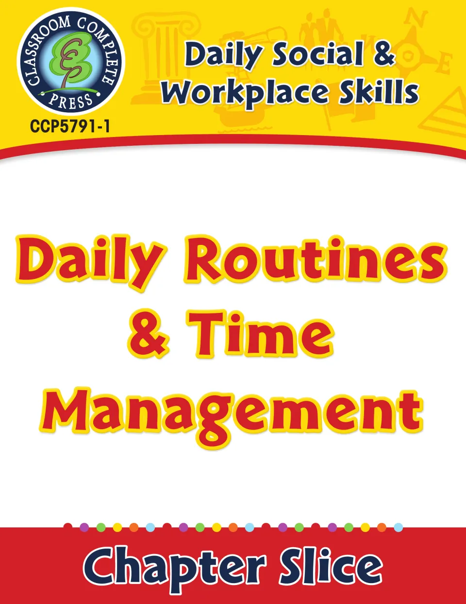 Cover of the Daily Routines & Time Management chapter slice from the Daily Social & Workplace Skills series