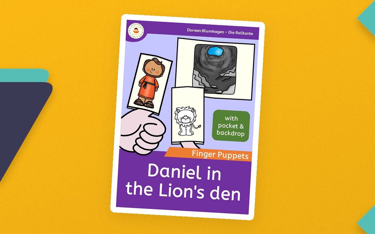 Daniel in the Lion's den - Finger Puppets - Bible story preview