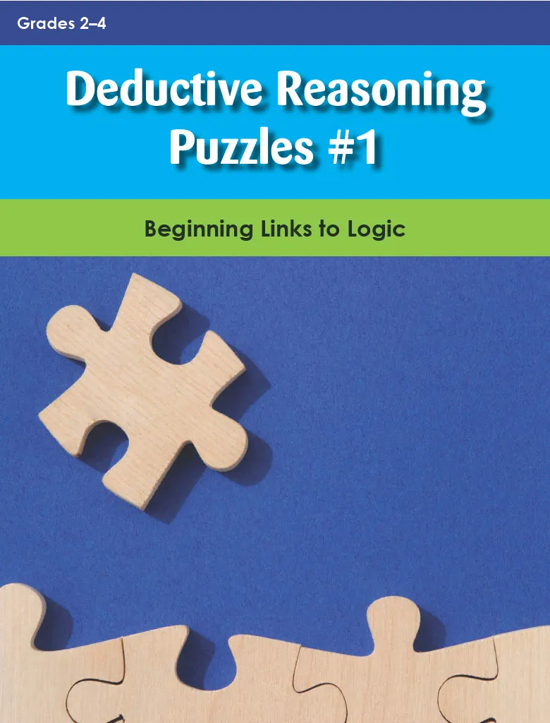 Deductive Reasoning Puzzles #1: Beginning Links to Logic – cover