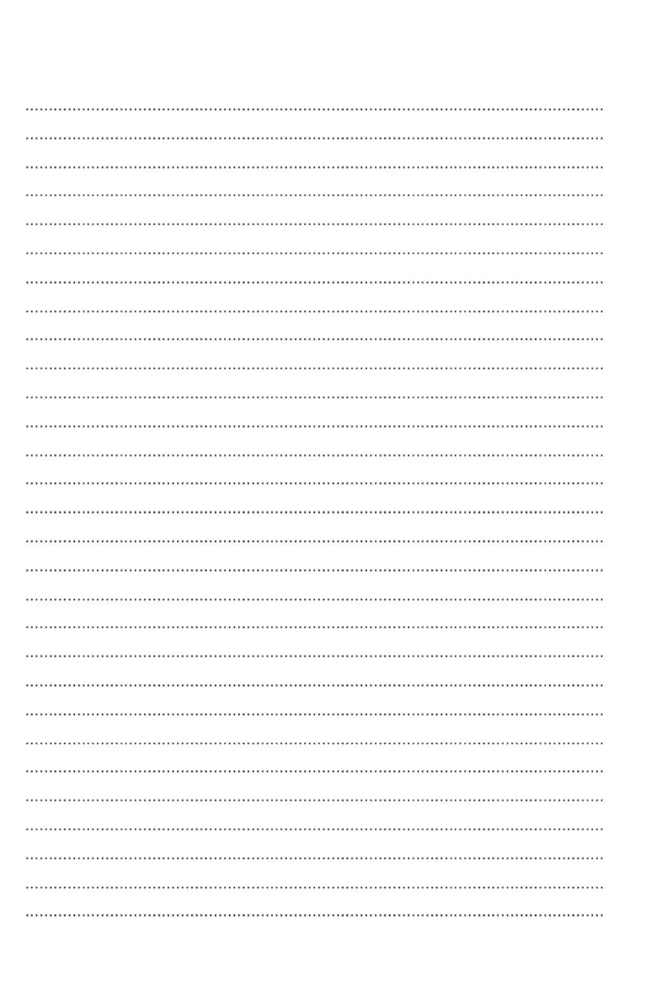Extra writing page for students to extend their description of their teacher's appearance, clothes and character