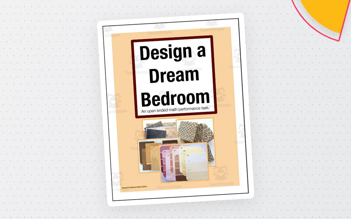 Design a Dream Bedroom – Area & Perimeter Project preview