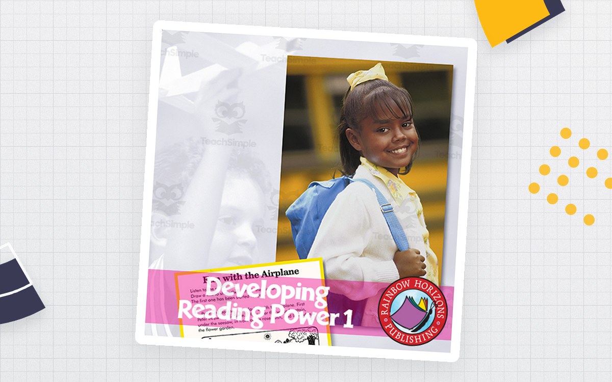 Developing Reading Power 1 cover with a smiling student in uniform and the subtitle “Stories with Comprehension Activities.”