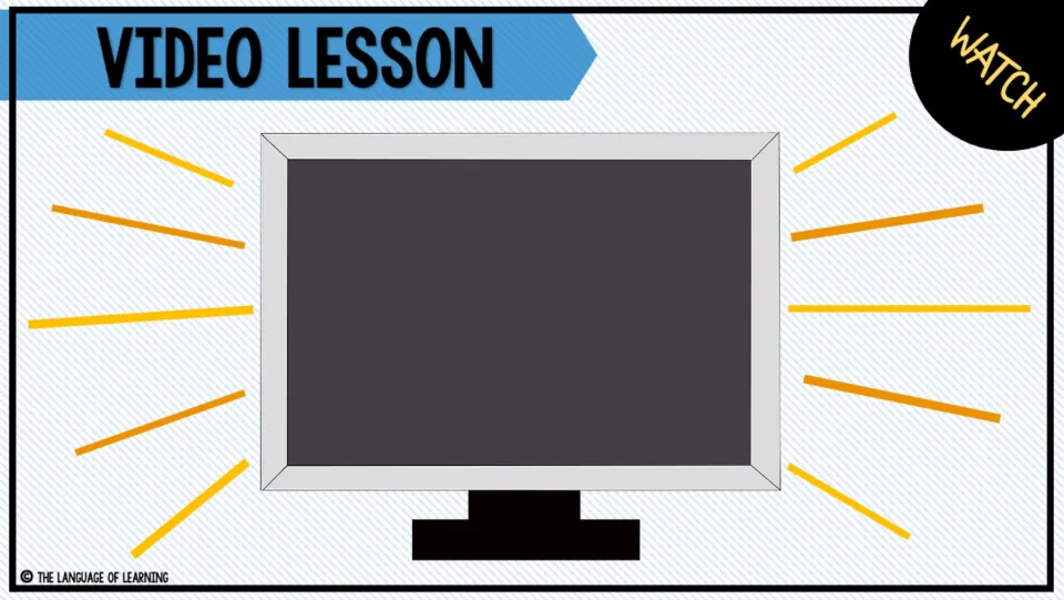 Video lesson placeholder in the dialogue unit, labeled “Video Lesson” and “Watch,” ready for a teacher-added video